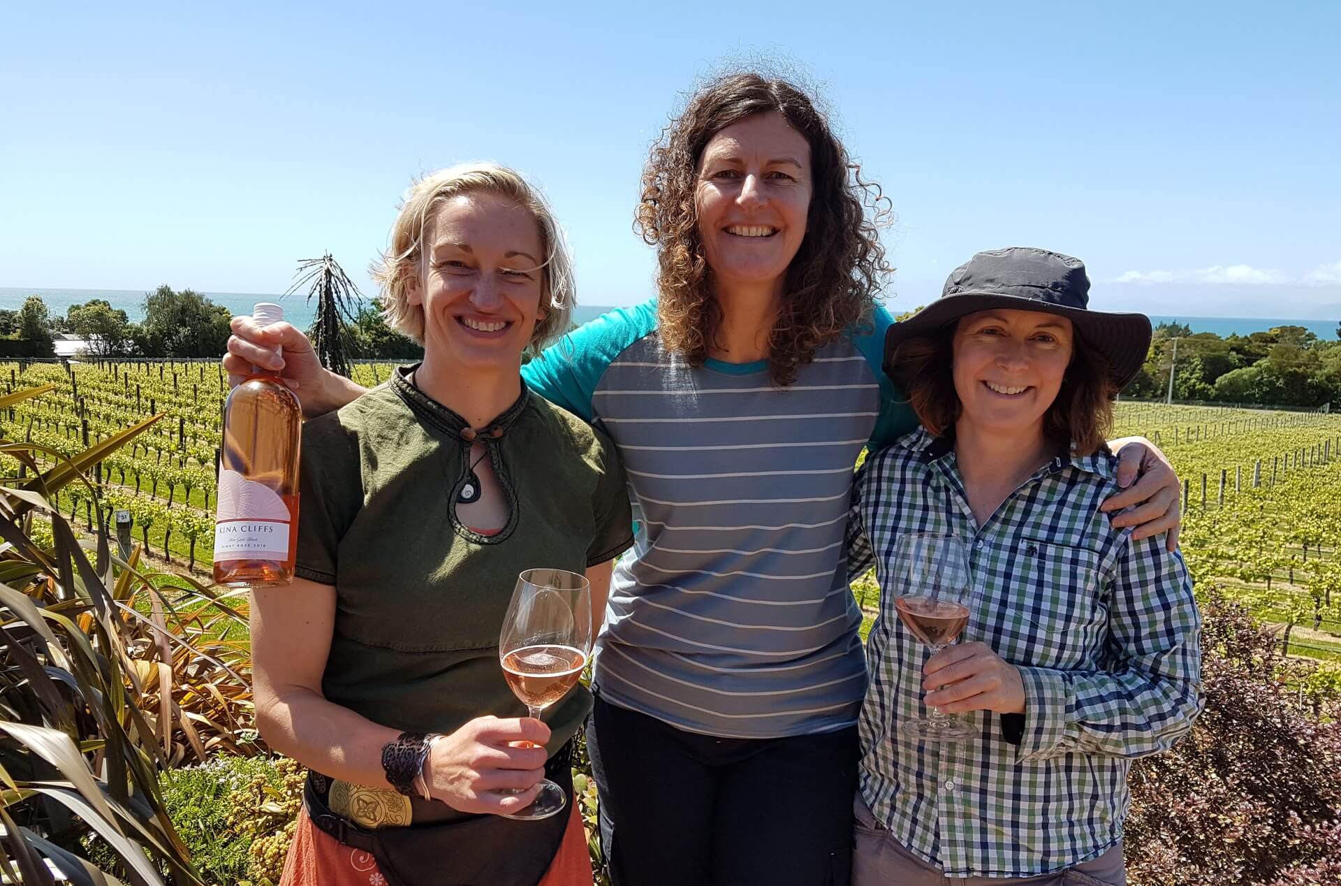 Emmanuelle, Julie and Rhiannon